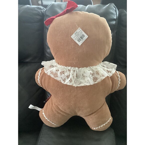 Gingerbread Boy And Girl Set 18"-20" Hobby Lobby Plush Holiday Christmas Plaid - Picture 6 of 11